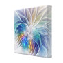 Floral Fantasy, Colorful Abstract Fractal Flower Canvas Print