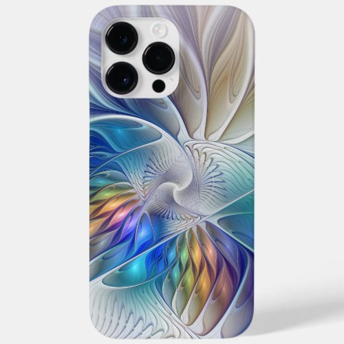 Floral Fantasy Colorful Abstract Fractal Flower Case_Mate iPhone 14 Pro Max Case