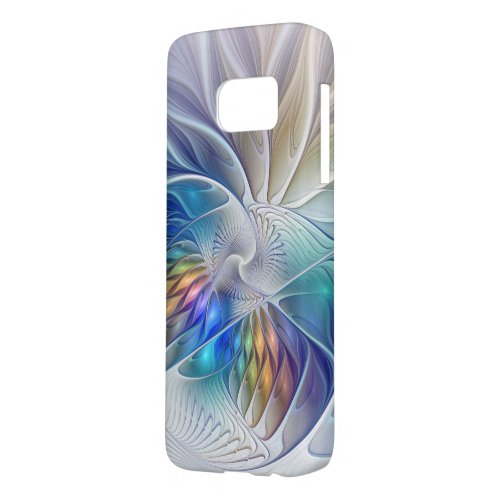 Floral Fantasy Colorful Abstract Fractal Flower Samsung Galaxy S7 Case