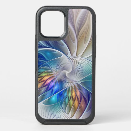Floral Fantasy Colorful Abstract Fractal Flower OtterBox Symmetry iPhone 12 Case