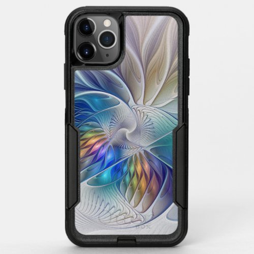 Floral Fantasy Colorful Abstract Fractal Flower OtterBox Commuter iPhone 11 Pro Max Case