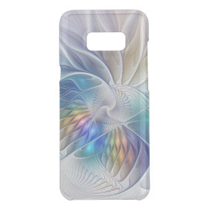 Floral Fantasy, Colorful Abstract Fractal Flower Uncommon Samsung Galaxy S8+ Case