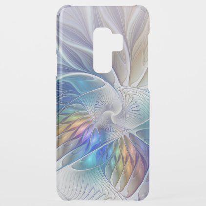 Floral Fantasy, Colorful Abstract Fractal Flower Uncommon Samsung Galaxy S9 Plus Case