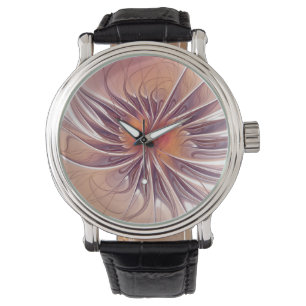 Floral Fantasy, Colorful Abstract Fractal Flower. Watch