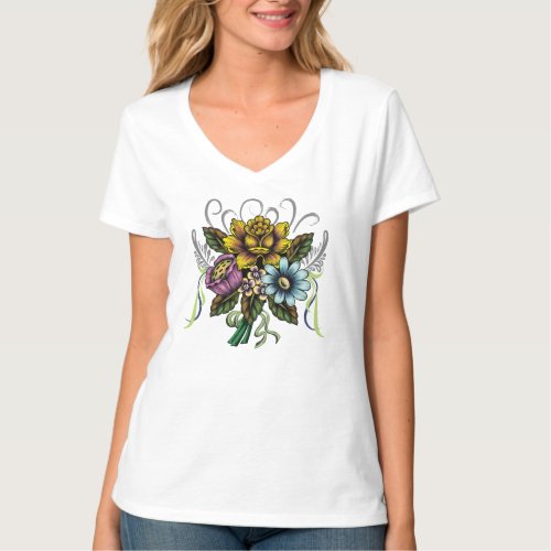 Floral Fantasy Delight T_Shirt