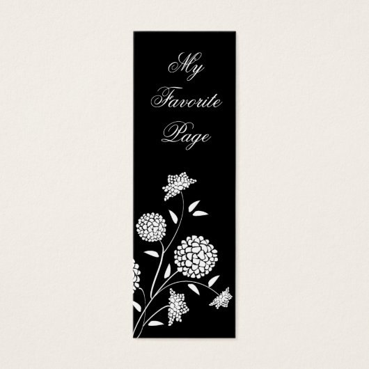 Floral Fantasy Double Sided Bookmark (Front)