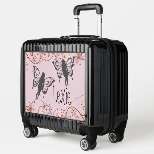 Floral Fantasy Fairies  Personalized  Luggage