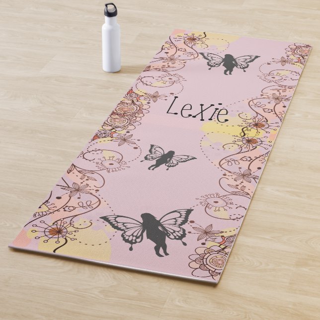Floral Fantasy Fairies  Yoga Mat (In Situ)