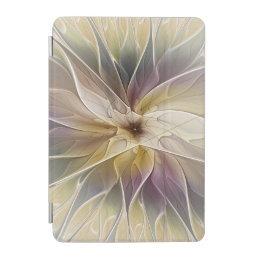 Floral Fantasy Gold Aubergine Abstract Fractal Art iPad Mini Cover
