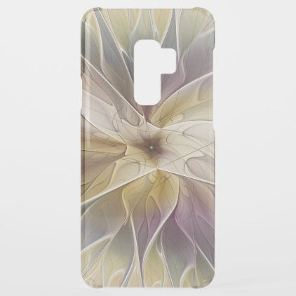 Floral Fantasy Gold Aubergine Abstract Fractal Art Uncommon Samsung Galaxy S9 Plus Case