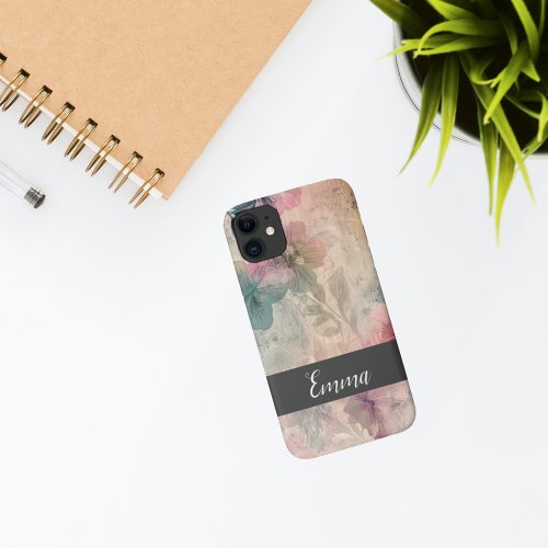 Floral Fantasy Grunge Custom Phone Case