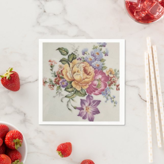 Floral Fantasy  Napkins (Insitu)