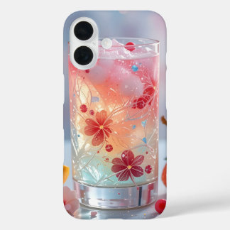 Floral Fantasy Refreshment iPhone 16 Case