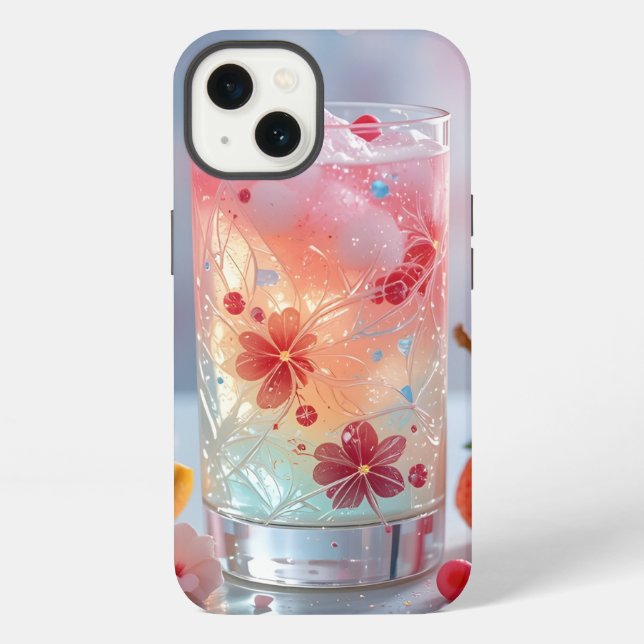 Floral Fantasy Refreshment iPhone Case (Back)