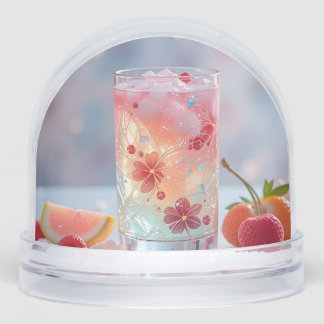 Floral Fantasy Refreshment Snow Globe