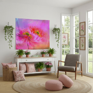 Floral fantasy tapestry