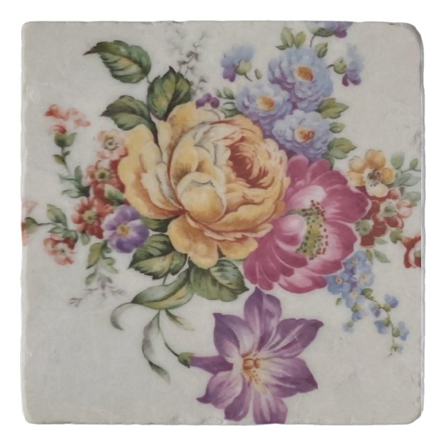 Floral Fantasy  Trivet (Front)
