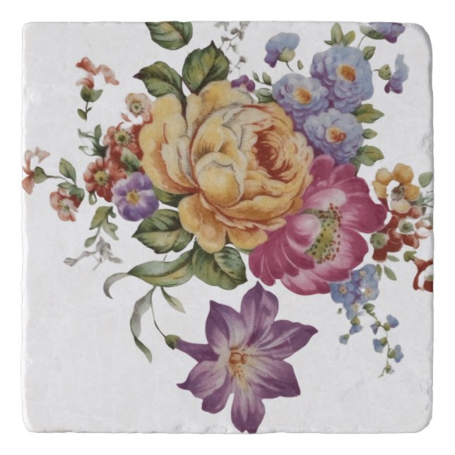 Floral Fantasy  Trivet (Front)