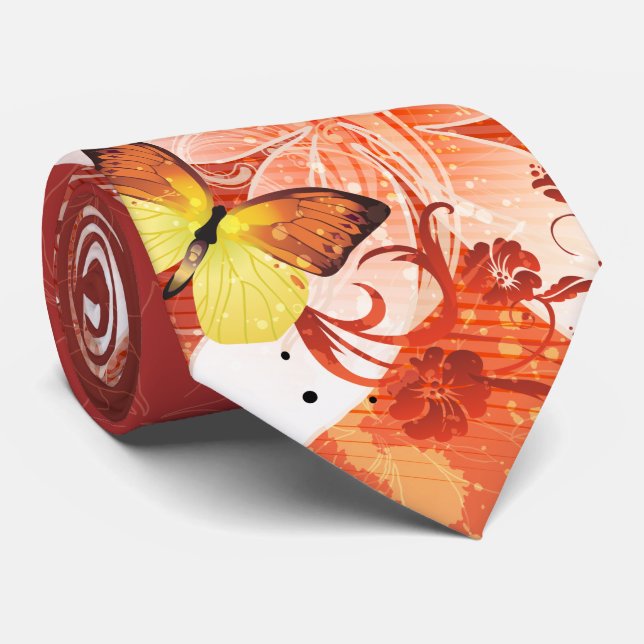 Floral Fashion 11 Tie (Rolled)