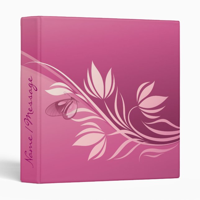 Floral Fashion 2 Binder (Front/Spine)