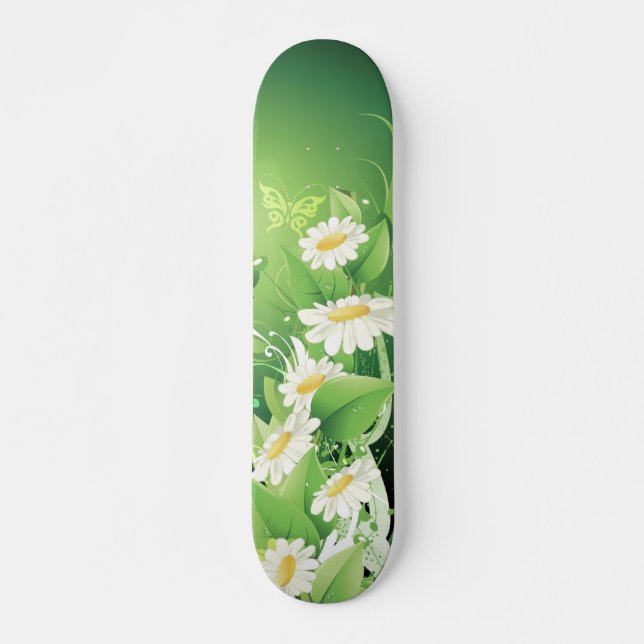 Floral Fashion 7 Skateboard Deck (Front)