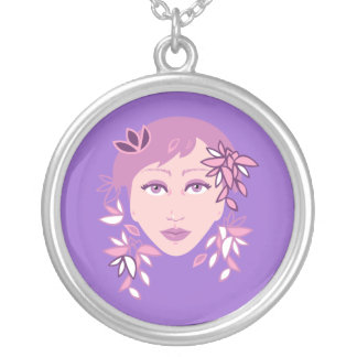 Floral Fashion Silver Plated Necklace