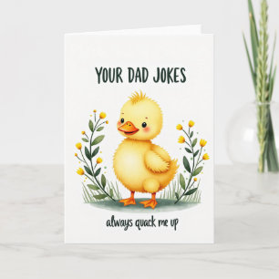 Floral Fathers Day Humor Card