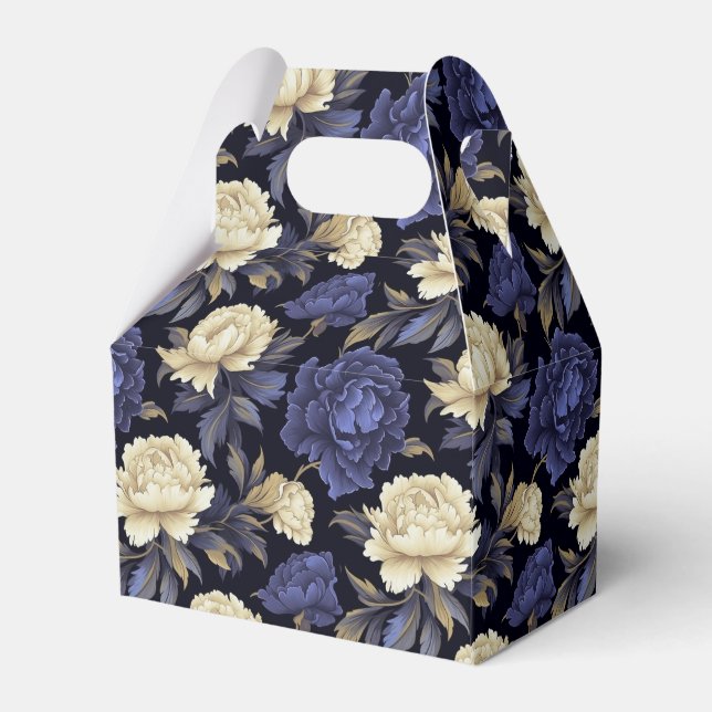 Floral Favor Treat Box (Front Side)