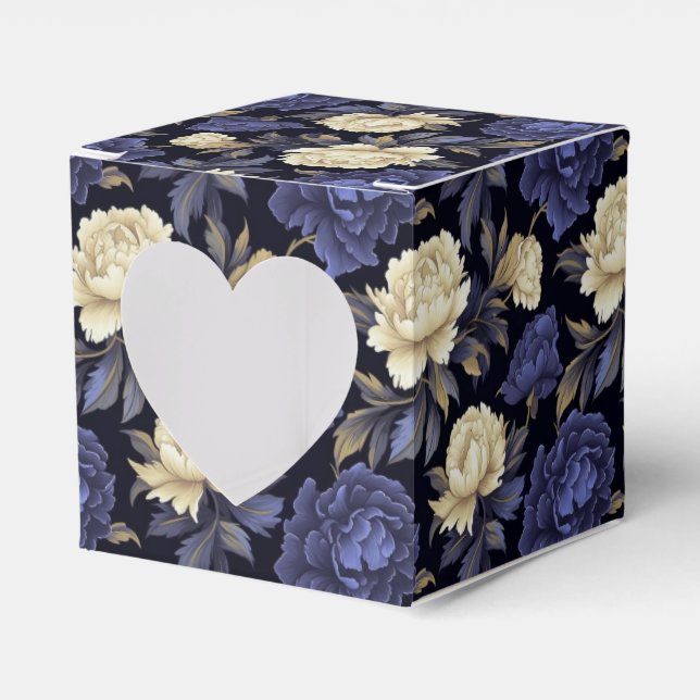 Floral Favor Treat Box (Front Side)