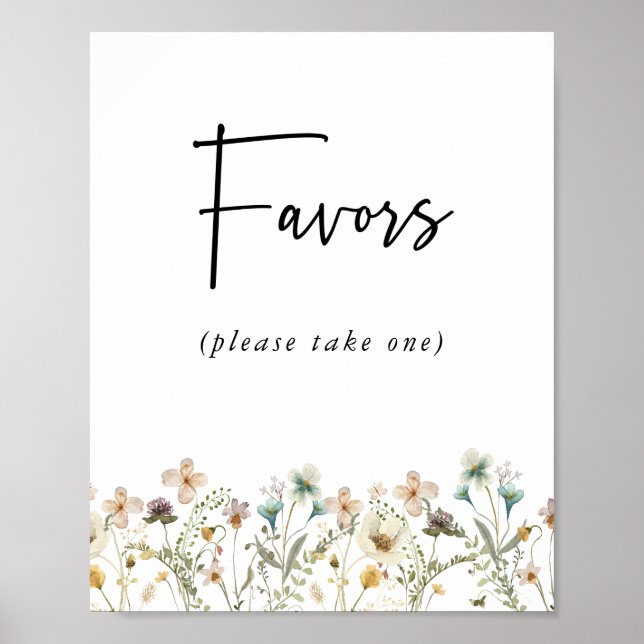 Floral Favors Poster (Front)