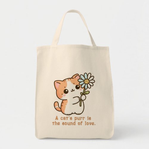 Floral Feline Hugs bag