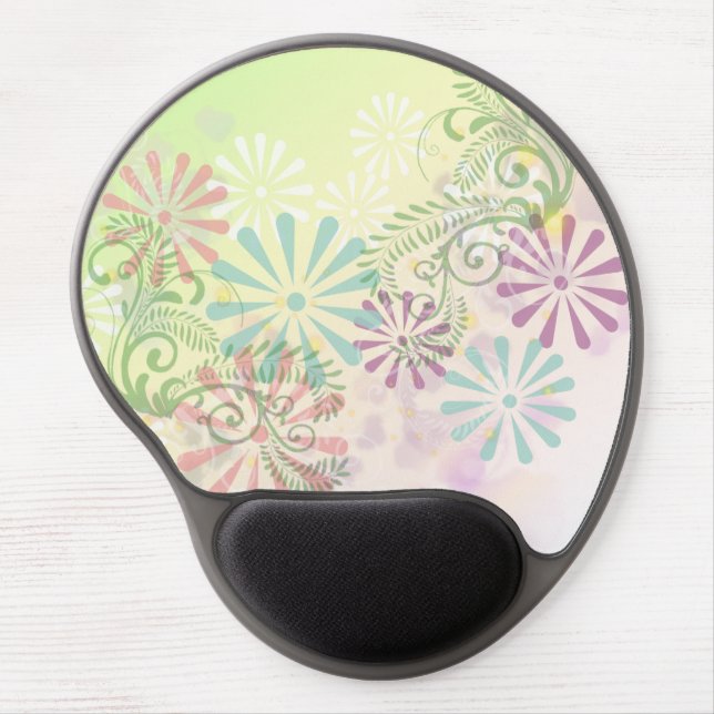 Floral Ferns Mouse Pad (Front)