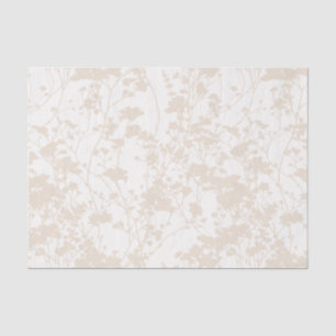 Floral Field (Ivory - Champagne) Tissue Paper