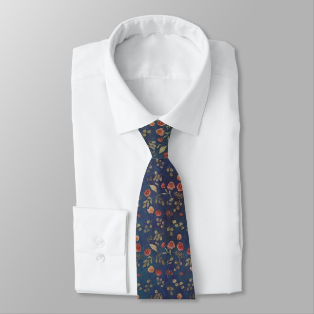 Floral Fields Neck Tie (Tied)