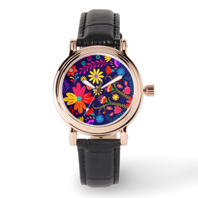 Floral Fiesta Inspired Watch (Front)