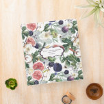 Floral Fig & Berries | Bridal Shower Recipe 3 Ring Binder<br><div class="desc">Collect recipes for the bride to be and organize them in this pretty botanical binder! Dreamy watercolor figs, berries and greenery with your choice of customization. Personalize the front with the Bride-to-Be's name and shower date, and add customization to the spine using the fields provided. This is a fun way...</div>