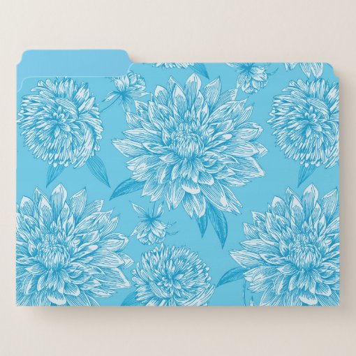 Floral File Folder Zazzle