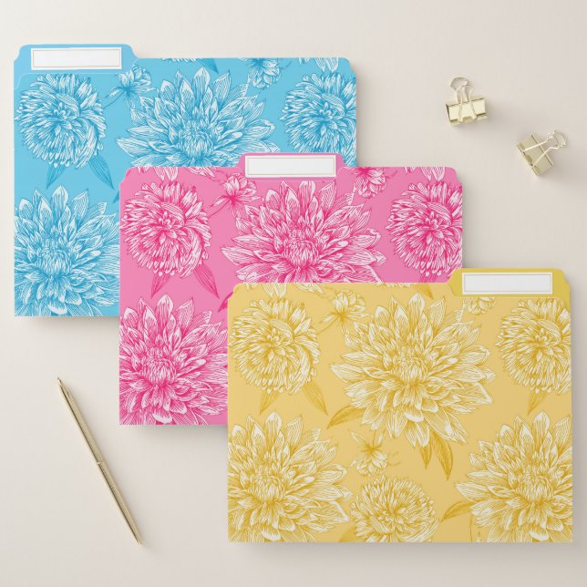 Floral File Folder (Set)