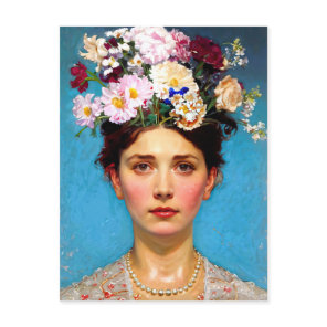 "Floral Flair" Ruth - Art & Floral Society Postcard