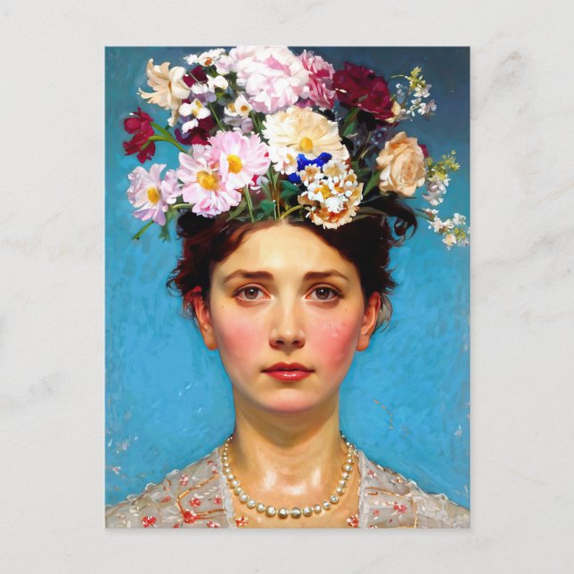 "Floral Flair" Ruth - Art & Floral Society Postcard (Front)