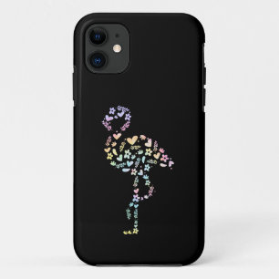 Floral Flamingo Cute Animal Aesthetic Lover Gift iPhone 11 Case