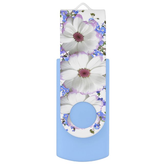 Floral Flash Drive (Back (Vertical))