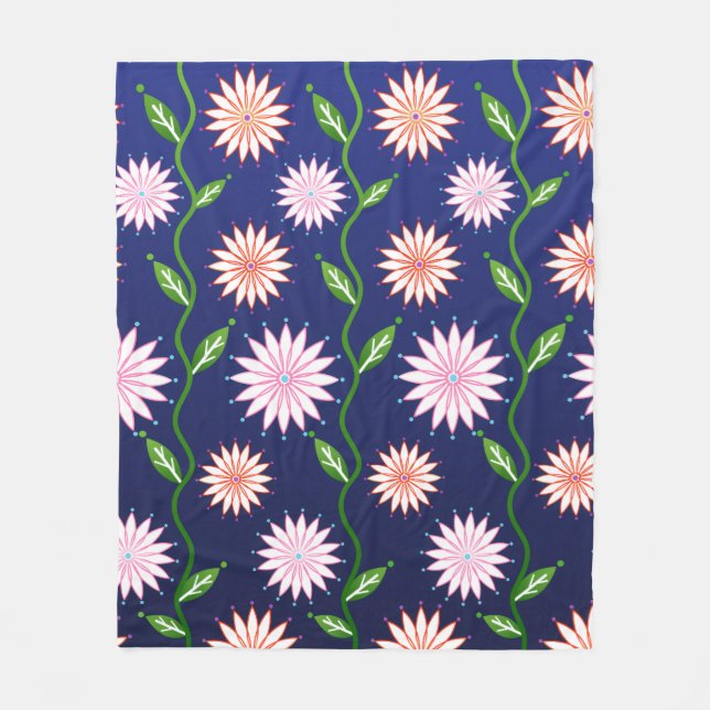 Floral Fleece Blanket (Front)