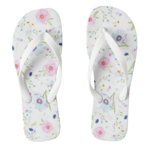Floral Flip Flops