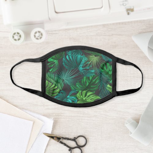 Floral Floral Hawaiian Jungle Face Mask