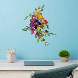 Floral Flower Country Home Decor Living Room Wall Decal