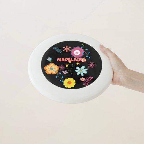 Floral Flower Power Colorful Wham_O Frisbee