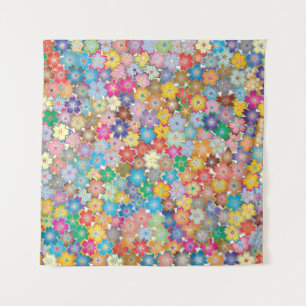 Floral flowers background pattern tapestry
