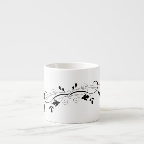 floral_flowers_flourish_decorative espresso cup