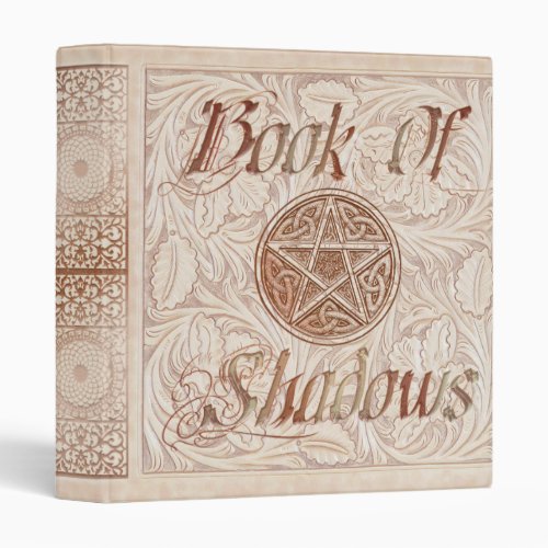 Floral Flurry Mandala Witches Book Of Shadows 3 Ring Binder